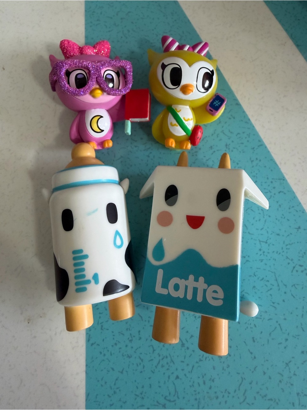 Tokidoki Neon Star & Moofia Figures - Set of 4